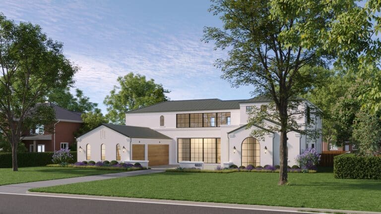 Angled Front Elevation 6031 Lupton Dr.